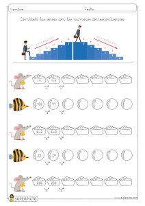 Series ascendentes y descendentes de cadencia 3, 4 y 5