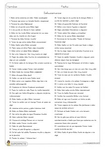 Juego de las frases hechas para completar con números