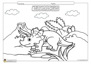 Dibujo de Deltadromeus para colorear e imprimir - Dinosaurios