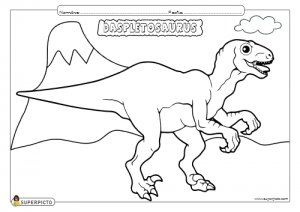 Dibujo de daspletosaurus para colorear e imprimir - Dinosaurios