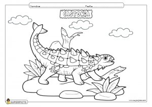 Dibujo de giganotosaurus para colorear e imprimir - Dinosaurios