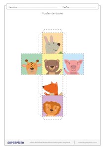 Puzles con dados (2 dados)