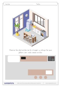 Situación en el plano y en el espacio dibujando objetos