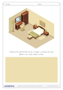 Situación en el plano y en el espacio dibujando todos los objetos