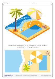 Situación en el plano y en el espacio dibujando todos los objetos