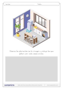 Situación en el plano y en el espacio dibujando todos los objetos