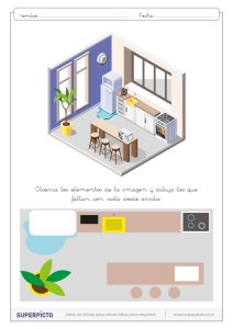 Situación en el plano y en el espacio dibujando todos los objetos