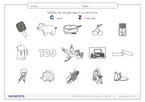 Correspondencia fonema-grafema z