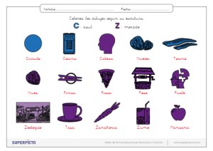 Correspondencia fonema-grafema z