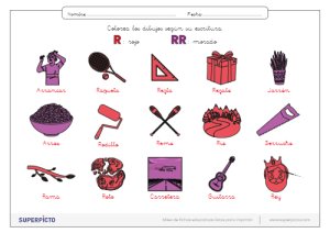 Correspondencia fonema-grafema r