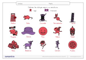 Correspondencia fonema-grafema r