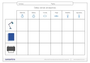 Reconocer las partes de un objeto