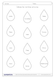 Distinguir los nombres propios de los comunes