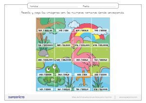 Números romanos con puzles