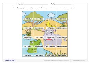 Números romanos con puzles