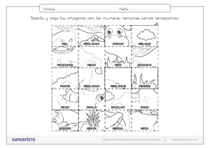 Números romanos con puzles