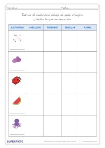 Concordancia de género y número