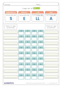 Juego del sella fotocopiable