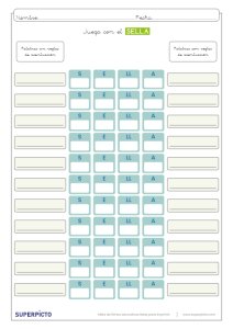 Juego del sella fotocopiable