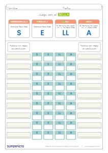 Juego del sella fotocopiable