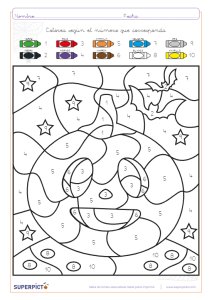 Colorear del 1 al 10