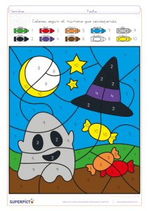 Colorear del 1 al 10