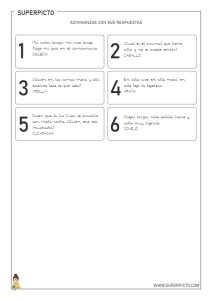 Colección de adivinanzas infantiles (dibujar)