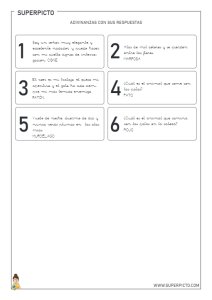 Colección de adivinanzas infantiles