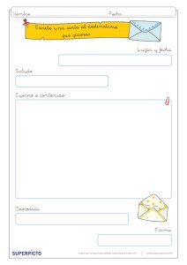 como escribir una carta a un amigo para niños