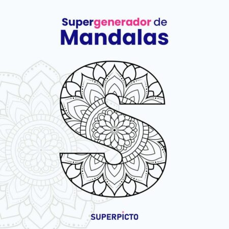 Diccionario de nombres para bebés 2 - Superpicto | Materiales, recursos y juegos educativos online nombres con mandalas para colorear